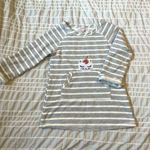 Sequined Kittycorn Long sleeve Tunic